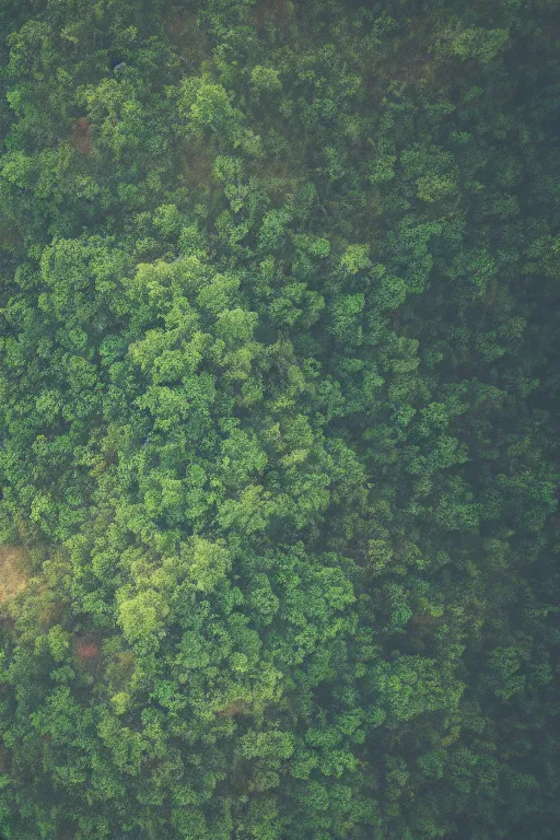 Prompt: agfa vista 4 0 0 photograph of aerial view of jungle in the middle of a desert, lens flare, moody lighting, moody vibe, telephoto, 9 0 s vibe, blurry background, grain, tranquil, calm, faded!,