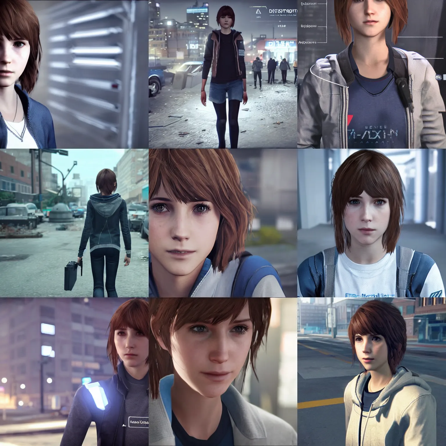 Prompt: Max Caulfield in Detroit Become Human