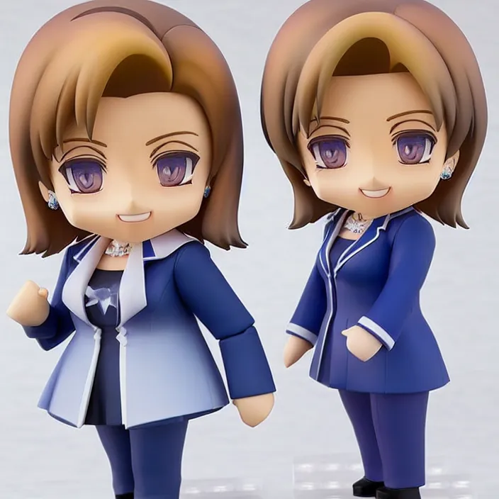 Image similar to hillary clinton, an anime nendoroid of hillary clinton, figurine, detailed product photo