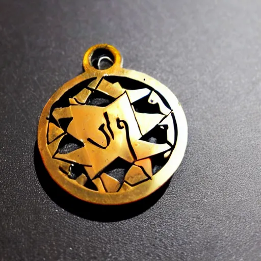 Image similar to the magic sigil charm designed to keep stupid away