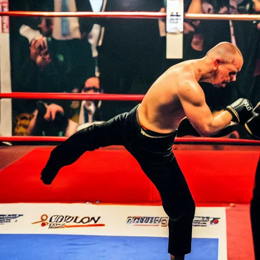 Prompt: The 4x World Champion Kick Boxer Andrew Tate