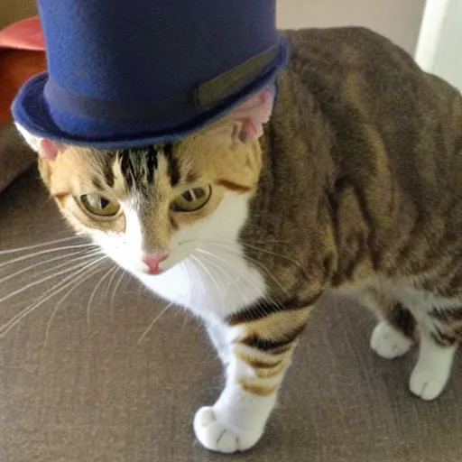 Prompt: of a cat in a hat