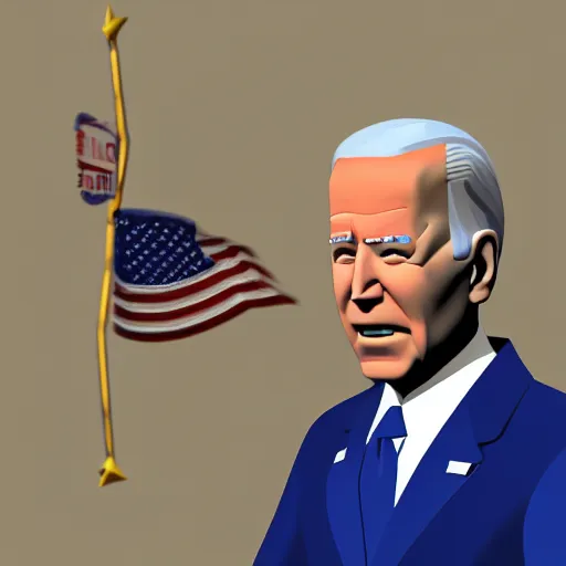 Image similar to Joe Biden 3d model by Keita Takahashi