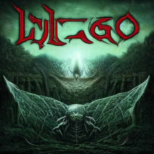 Image similar to ligma as an opeth album cover