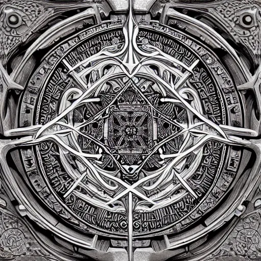 Prompt: fractal magick sigil, intricate detail, royo, klimt, miro, vallejo, frazetta, giger, whealan, hd, unreal engine,