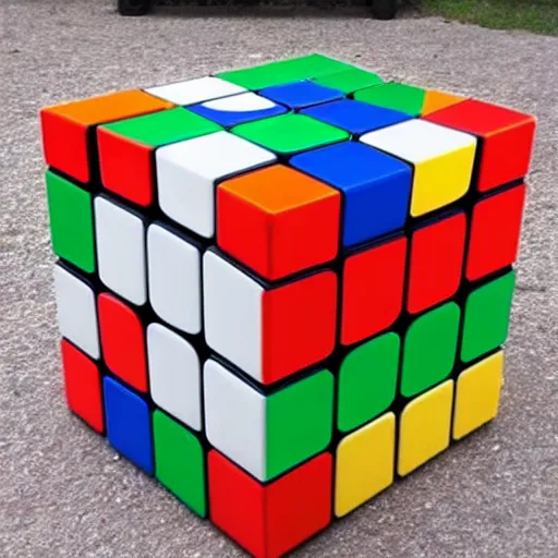 Image similar to biggest rubik's cube in the world