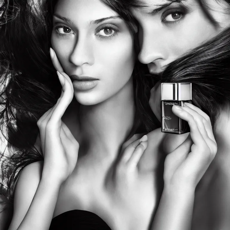 Image similar to portrait fragrance packshot by salgado, highly detailed