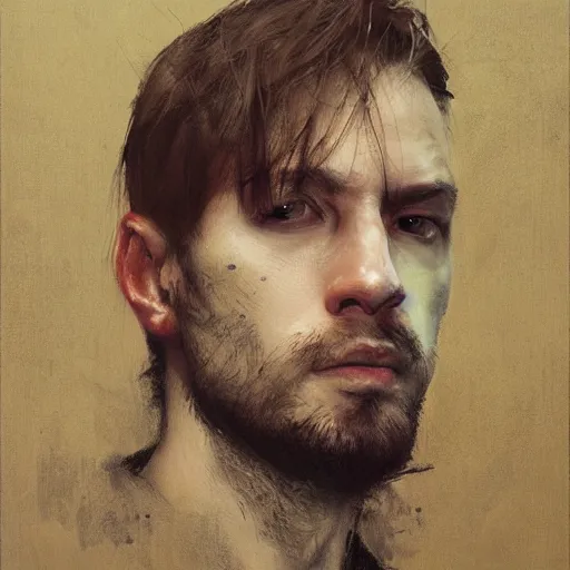 Image similar to kevin mccarthy by ruan jia, portrait