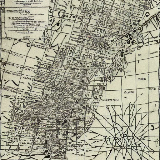 Prompt: cartography map