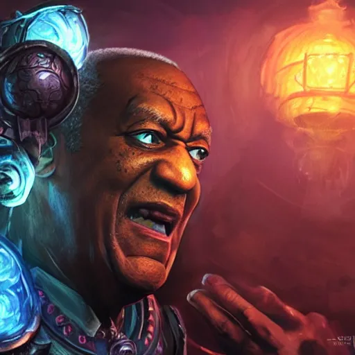 Prompt: bill cosby as an alchemist, mixing potions, league of legends amazing splashscreen artwork, gears of war, splash art, natural light, elegant, photorealistic facial features, intricate, fantasy, detailed face, atmospheric lighting, anamorphic lens flare, cinematic lighting, league of legends splash art, hd wallpaper, ultra high details by greg rutkowski