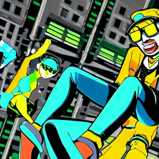 Image similar to Jet Set Radio, 8K HD