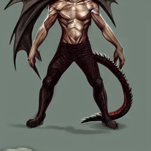 Image similar to dragon human hybrid, getting angry