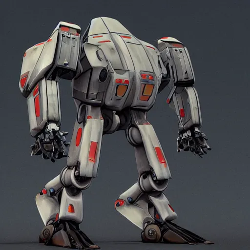 Image similar to hard surface heavy mecha by ute osterwalder