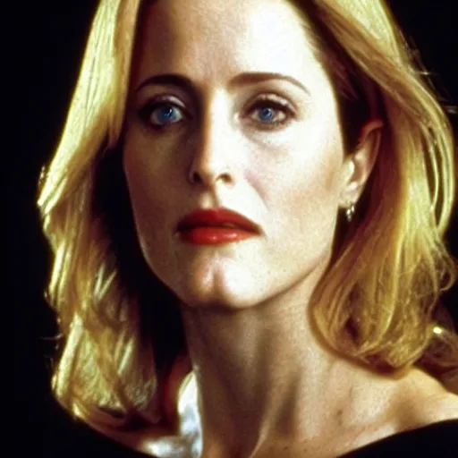 Prompt: gillian anderson as buffy