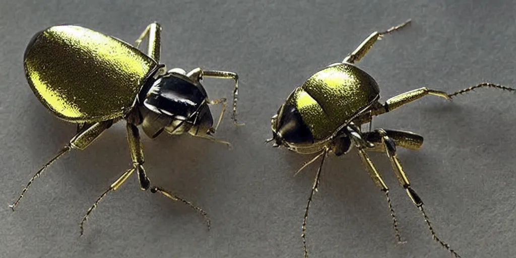 Prompt: lightning bug descendant 1 million in the future is a quadruped with big eyes. the bug wears a spacesuit, and explores the cosmos in a bug - shaped spaceship. science fiction blockbuster movie bugs save the planet or the bug from saturn, starship troopers ( 1 9 9 7 ), rogue one