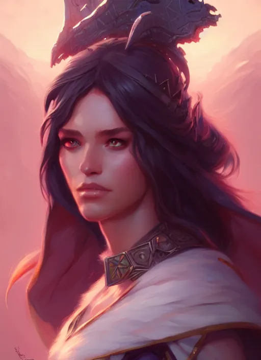 Image similar to percian princess, portrait, art by artgerm and greg rutkowski and magali villeneuve, d & d, fantasy, highly detailed, portrait, digital painting, trending on artstation, concept art, sharp focus, illustration