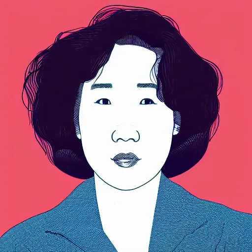 Prompt: sandra oh retro minimalist portrait by moebius, crystalline, detailed illustration, sharp focus, crisp lines, jean giraud moebius comic illustration, 8 k