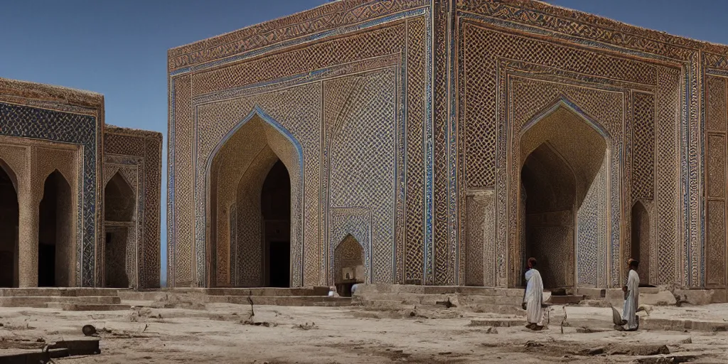 Prompt: old samarkand city, cinematic shot, realistic, highly detailed,