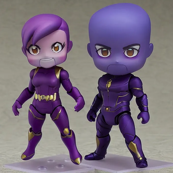 Image similar to thanos, an anime nendoroid of thanos, figurine, detailed product photo