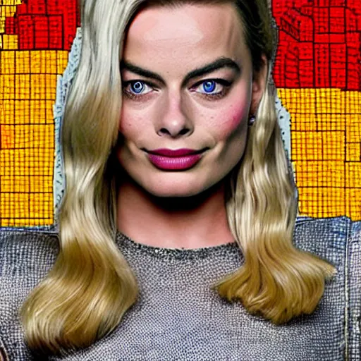 Prompt: margot robbie, 8 bit color