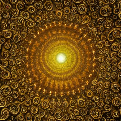 Image similar to human eye, nature, mandelbrot fractal, veins, arteries,, intricate, golden ratio, full frame, microscopic, elegant, highly detailed, ornate, ornament, sculpture, elegant , luxury, beautifully lit, ray trace, unreal, eye fish lens, 3d, PBR, radial symmetry, in the style of peter Gric and Romero Ressendi