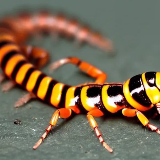 Image similar to gollum - faced centipede