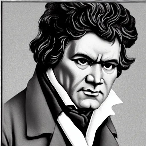 Image similar to beethoven in bonanza