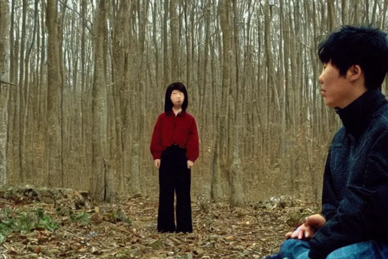 Image similar to korean film still from korean adaptation of The Blair Witch Project (1999)