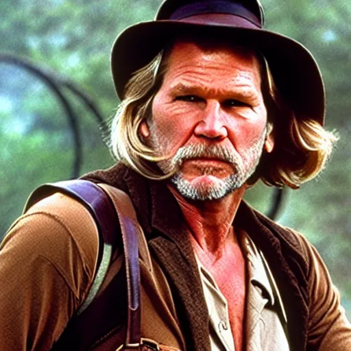 Image similar to jeff bridges as indiana jones