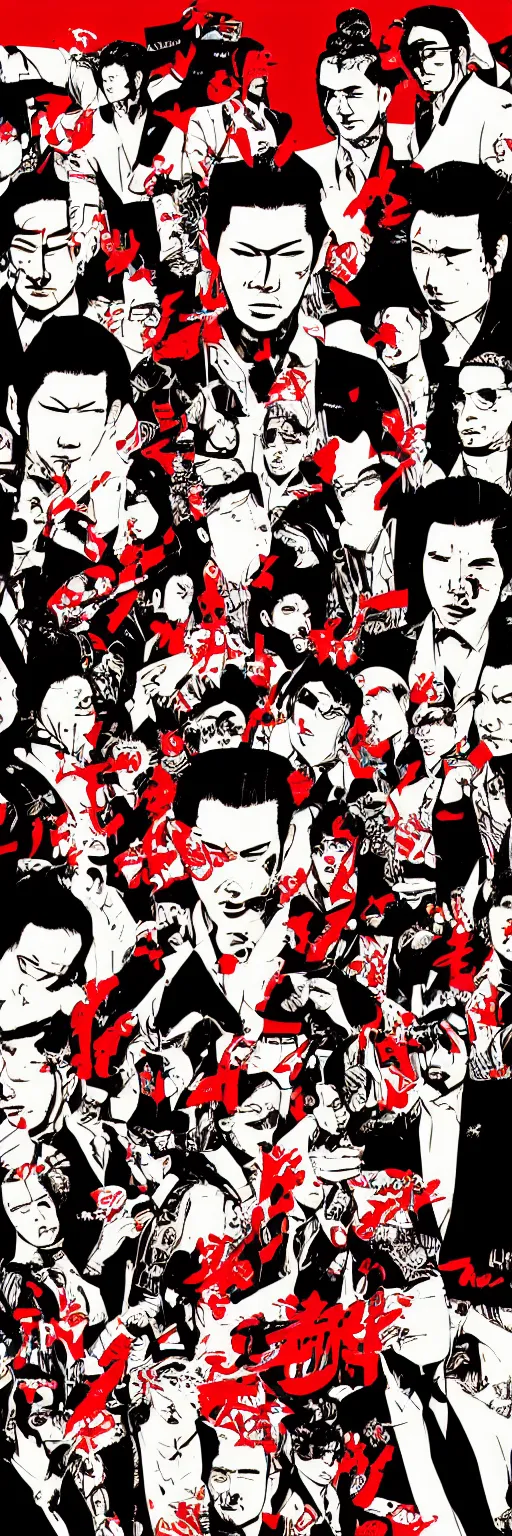 Prompt: yakuza style digital art
