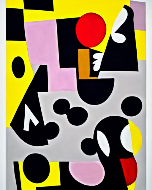 Image similar to rage, rage against the dying of the light | abstract art painting | high contrast | inspired by george condo | inspired by jean arp | trending on artstation