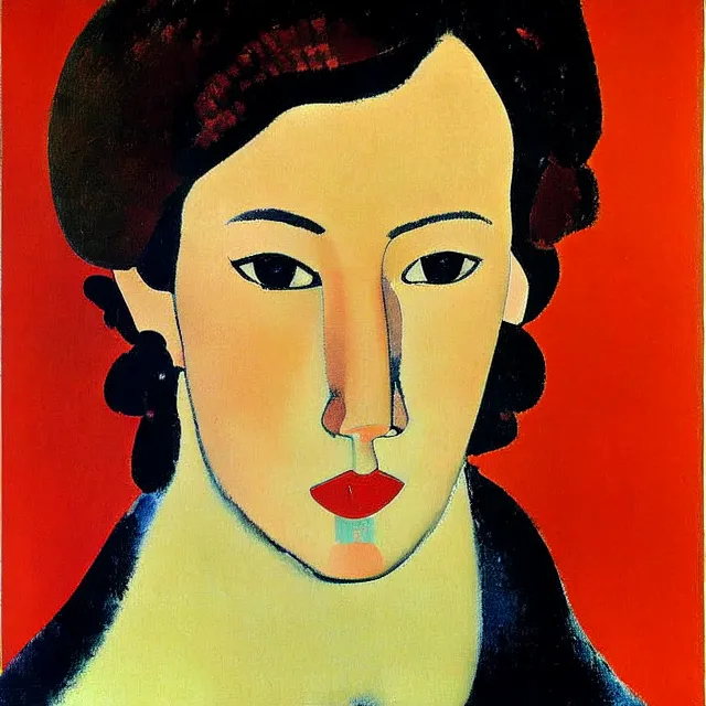 Prompt: a beautiful painting puyi, by andy warhol amedeo modigliani realistic oil painting