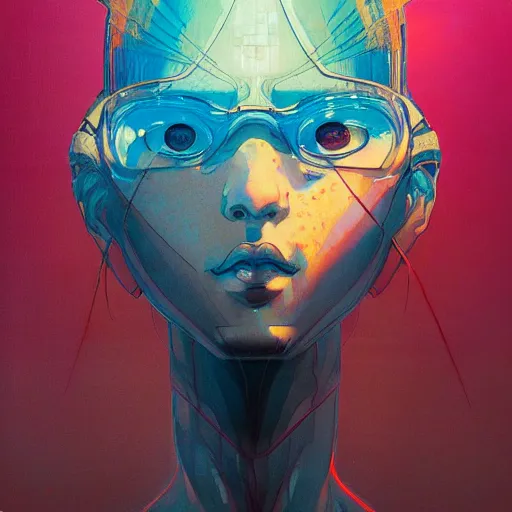 Image similar to prompt : city scavenger portrait soft light painted by james jean and katsuhiro otomo and erik jones, inspired by akira anime, smooth face feature, intricate oil painting, high detail illustration, sharp high detail, manga and anime 1 9 9 9