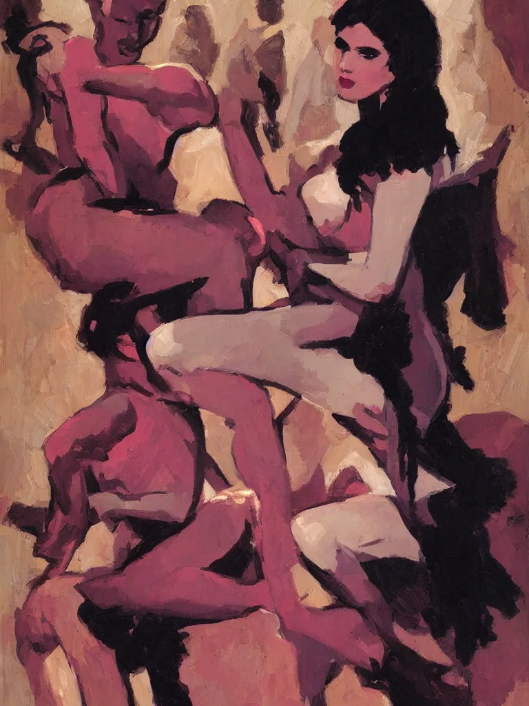 Prompt: painting, oil painting by john watkiss