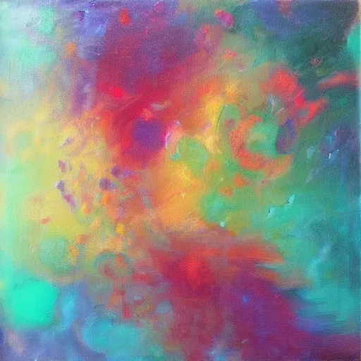 Image similar to “luminal space oil panting”