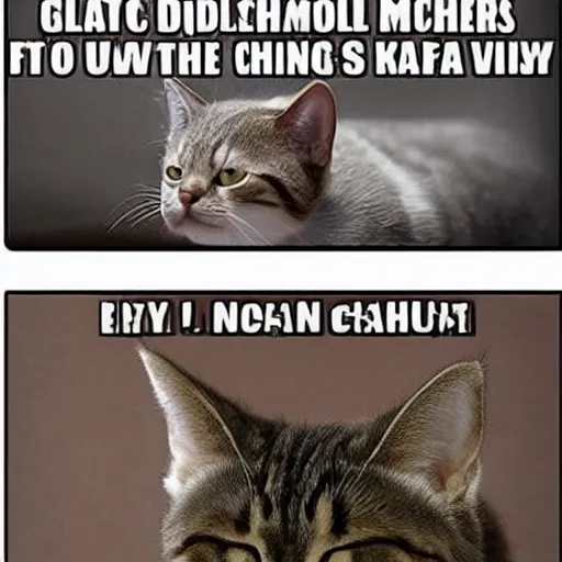 Prompt: epic cat meme