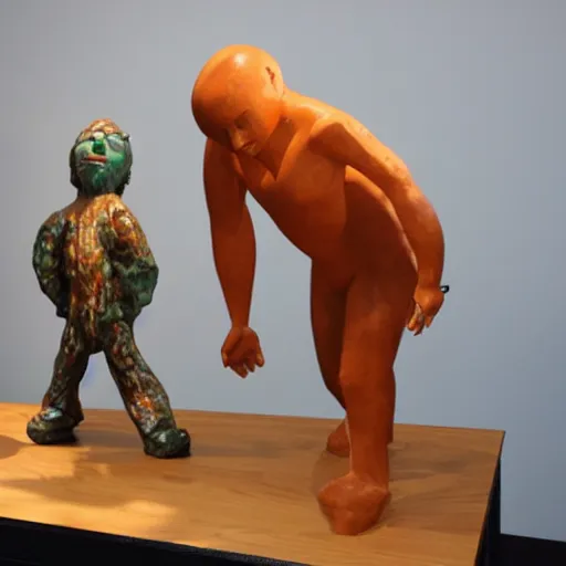 Image similar to sculpture toy on display