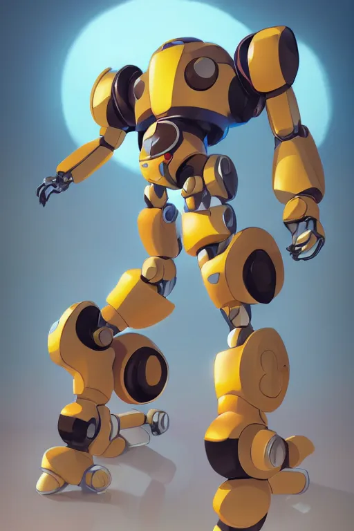 Image similar to metabots medabots medarotto medarot robot minimalist comics, behance hd by jesper ejsing, by rhads, makoto shinkai and lois van baarle, ilya kuvshinov, rossdraws global illumination ray tracing hdr radiating a glowing aura