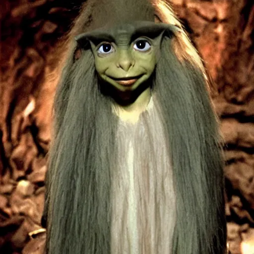 Image similar to gelfling from the dark crystal