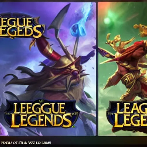 Prompt: league of legends vs dota 2