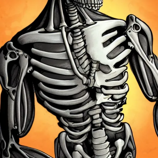 Image similar to Picture of Cyborg Skeleton