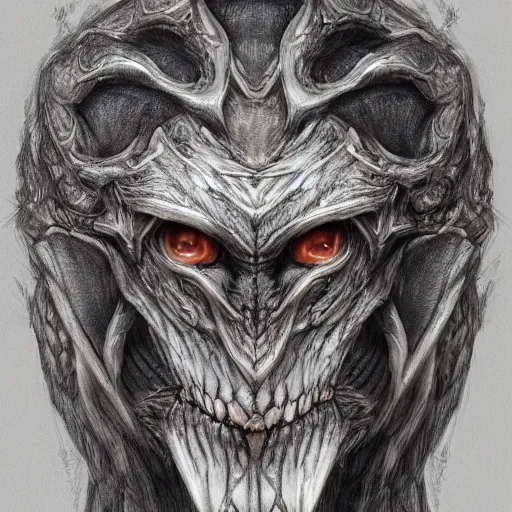 Prompt: a highly detailed portrait of a fantasy creature concept art