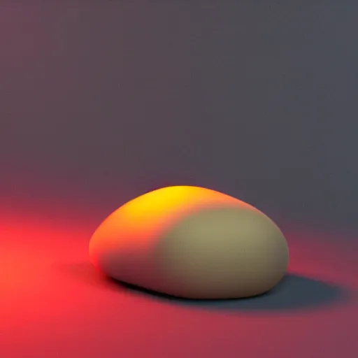 Image similar to sad blob, 3 d render, rendered lighting