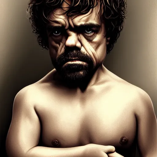 Prompt: peter dinklage as neo, digital painting, extremely detailed, 4 k, intricate, brush strokes, mark arian, artgerm, bastien lecouffe - deharme