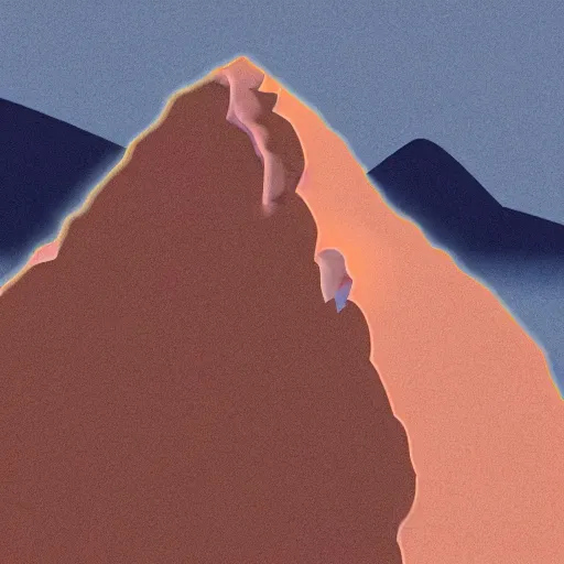 Image similar to Mountain that is in the shape of Kanye West's head