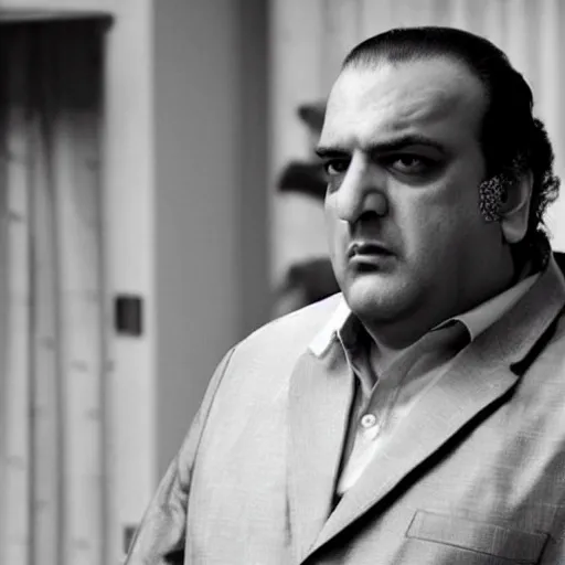 Image similar to Indian tony soprano, film still