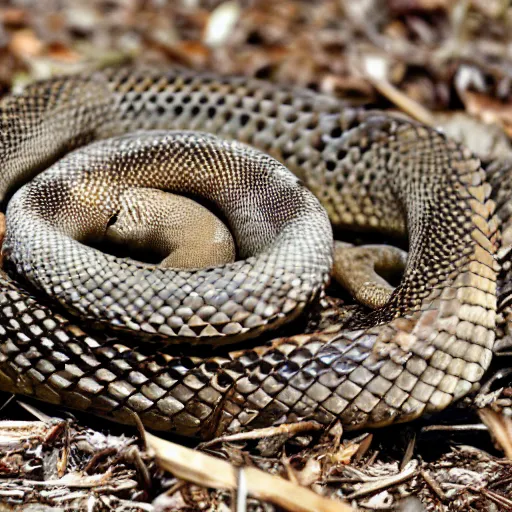 Image similar to a rattlesnake