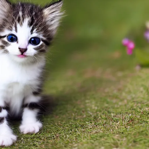 Prompt: cute small kitten