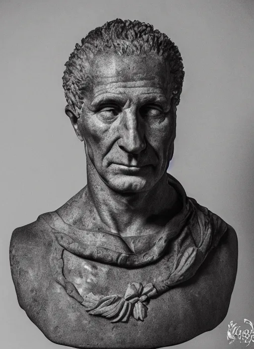 Image similar to a full portrait photo of julius caesar, f / 2 2, 3 5 mm, 2 7 0 0 k, lighting, perfect faces, award winning photography.