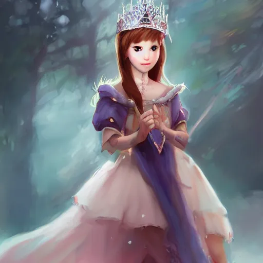 Image similar to princess by wlop